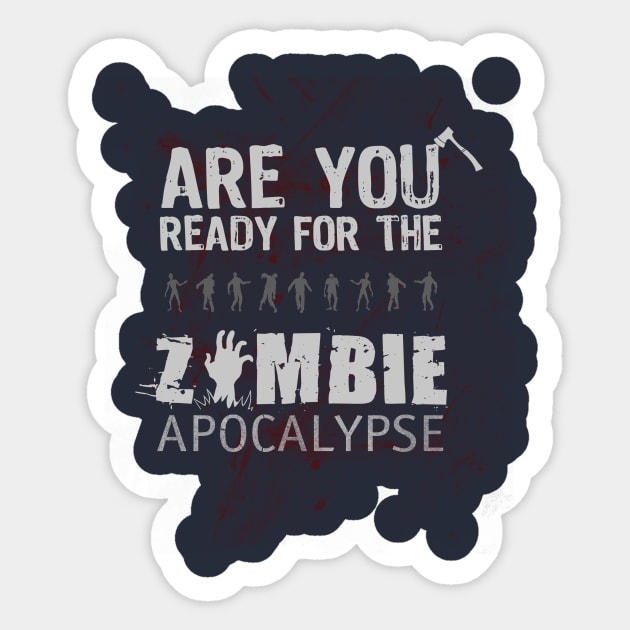Zombie Apocalypse Sticker by TheHookshot